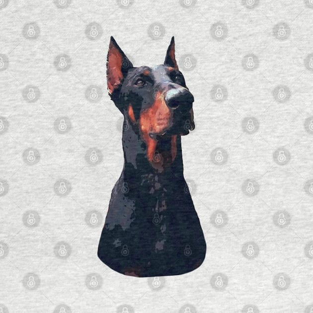 Doberman Dog Dobermann Pinscher by ElegantCat